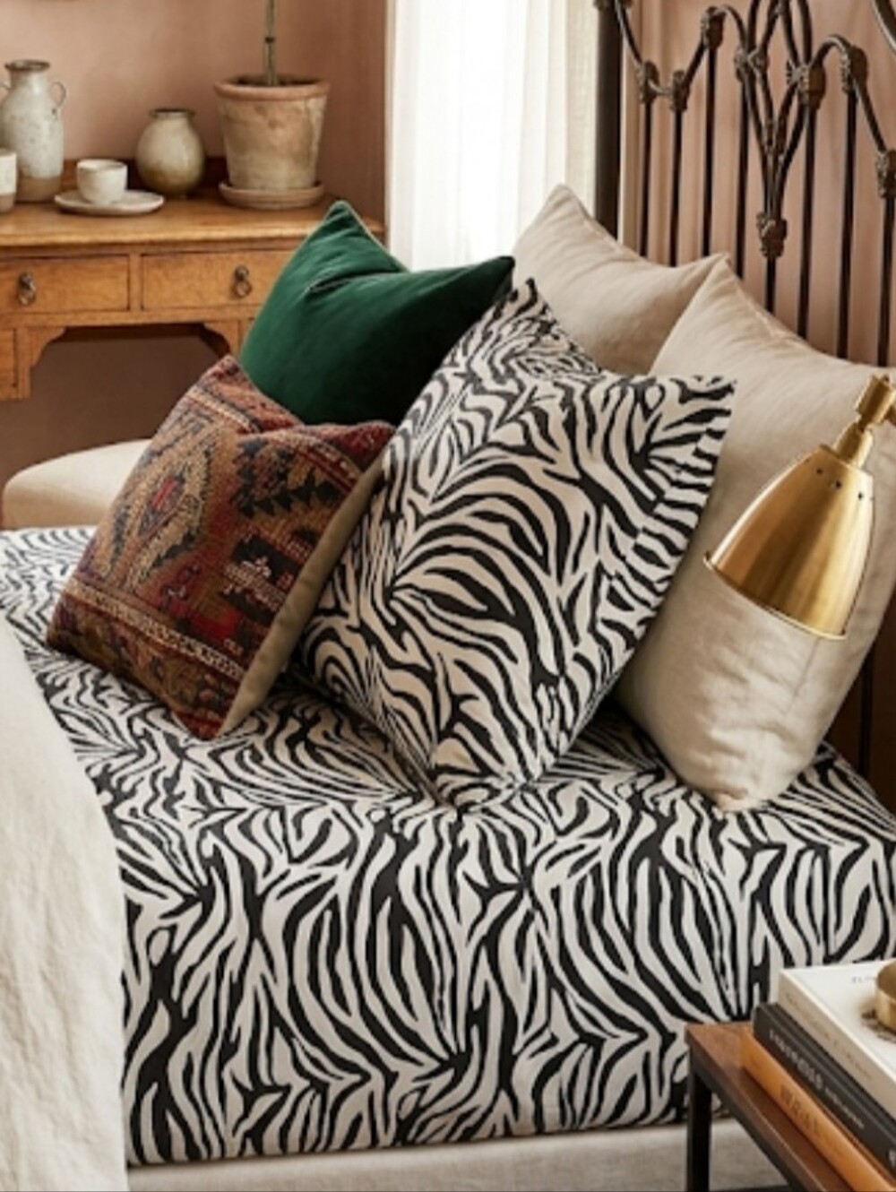 Zebra Bold & Wild Safari Twin Fitted Sheet